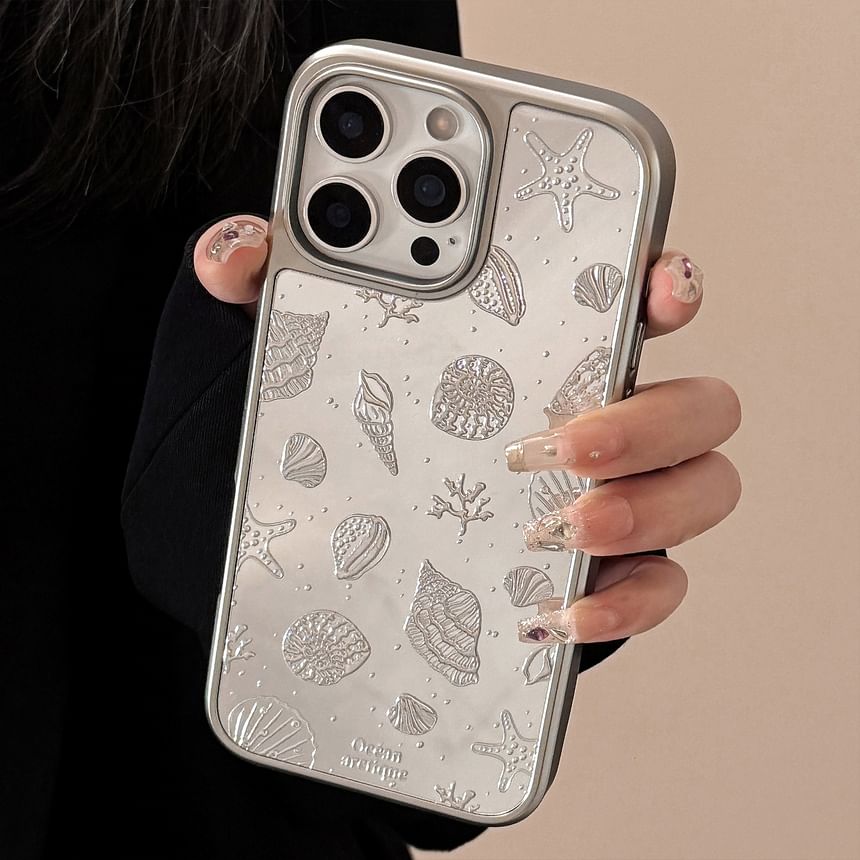 Phone Pattern Case Seashell