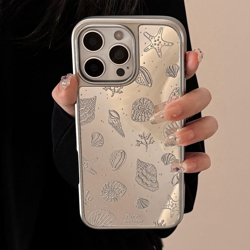 Phone Pattern Case Seashell