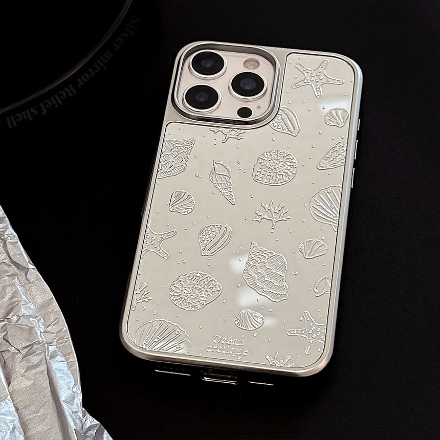 Phone Pattern Case Seashell