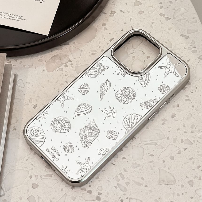 Phone Pattern Case Seashell