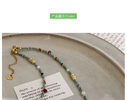 ビーズネックレス