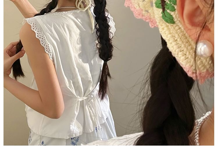 Floral Knit Head Band