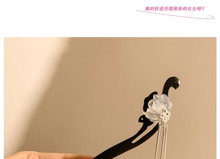 Hair Floral Stick