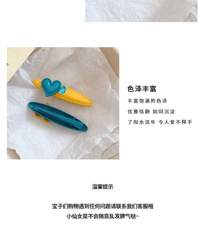 ヘアクリップセット ハート