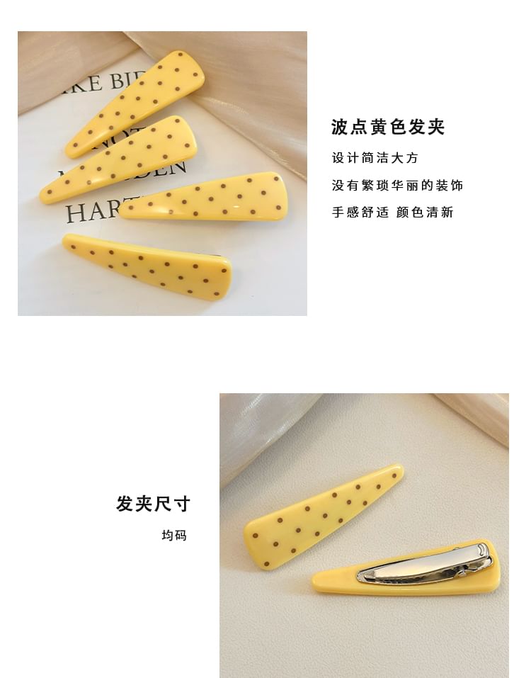 / Set Haarspange mit Punkten