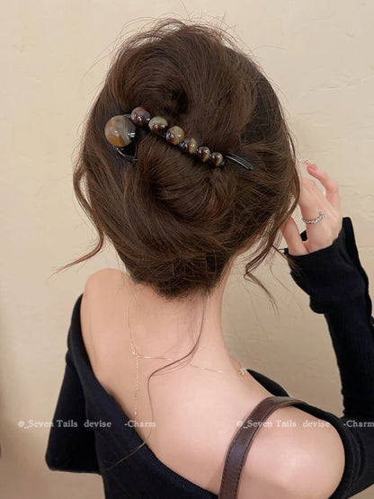 Clip Acrylic Bead Hair