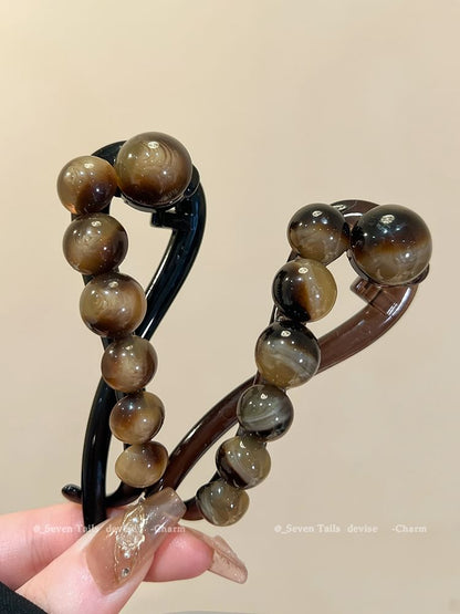 Clip Acrylic Bead Hair