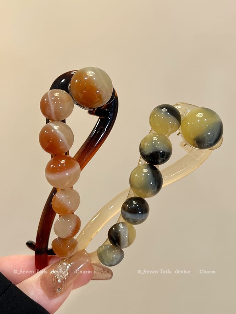 Clip Acrylic Bead Hair