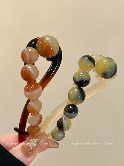 Clip Acrylic Bead Hair