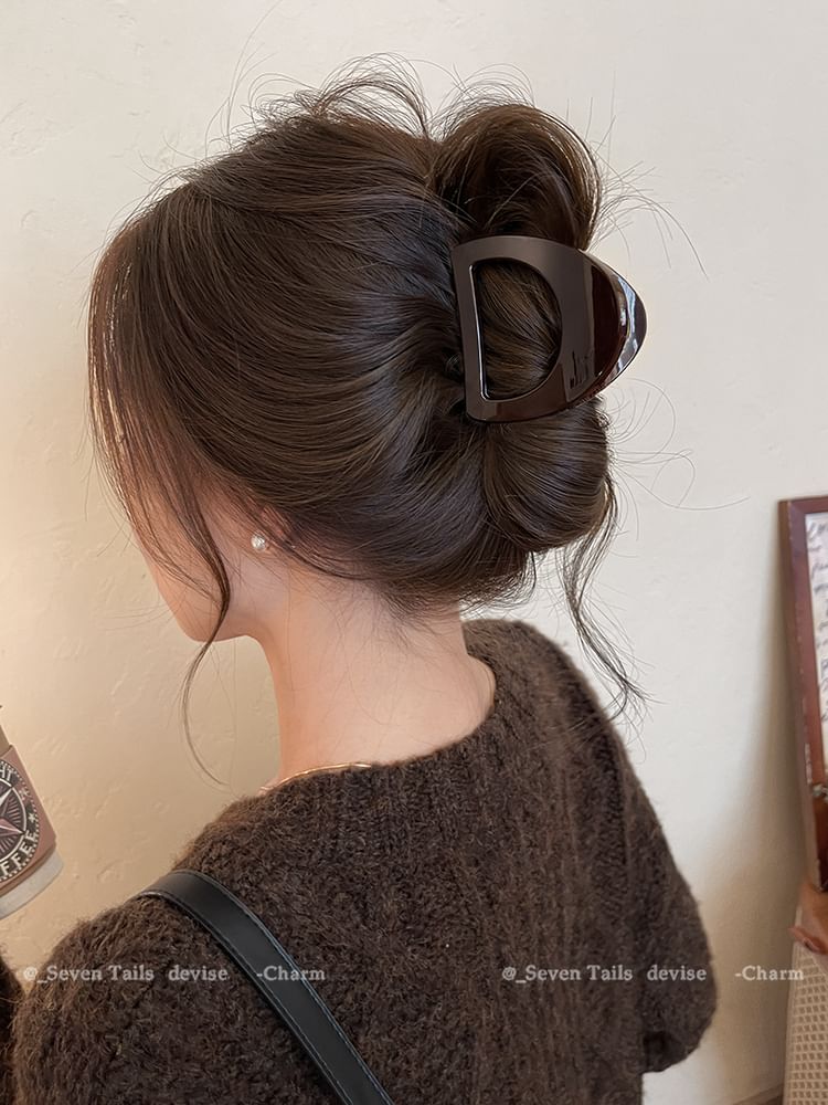 Acrylic Hair Claw Plain Clip