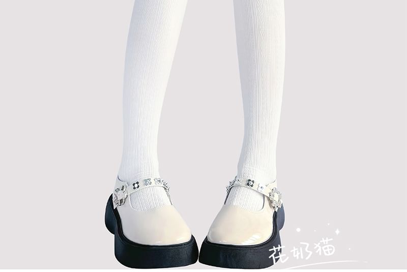 Overknee-Socken mit Schleife