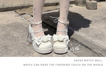 Tights Butterfly Print Sheer