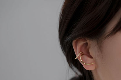 Rhinestone Ear Cuff