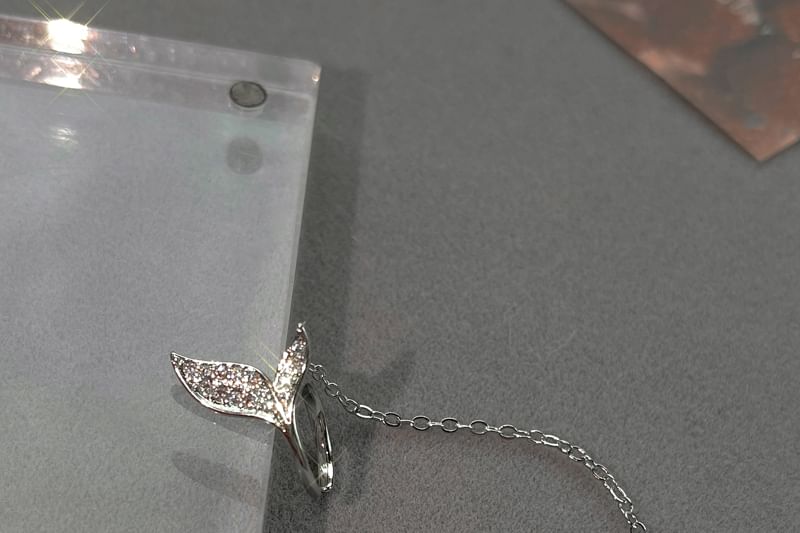 Tail Cuff 925 Chain Fish Silver Sterling Ear