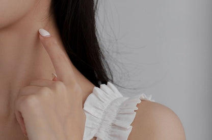 Schwanz Manschette 925 Kette Fisch Silber Sterling Ohr