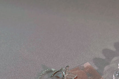 Schwanz Manschette 925 Kette Fisch Silber Sterling Ohr