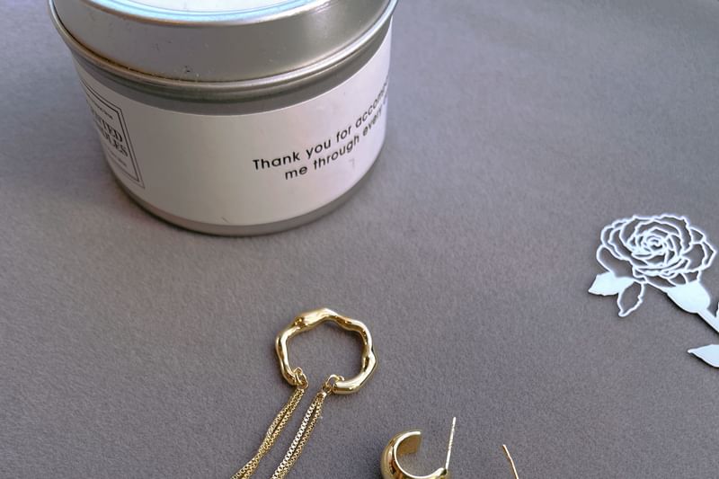 Schlichte Creolen Sterling Ohrring Kette Ear Cuff Silber + Set: 925