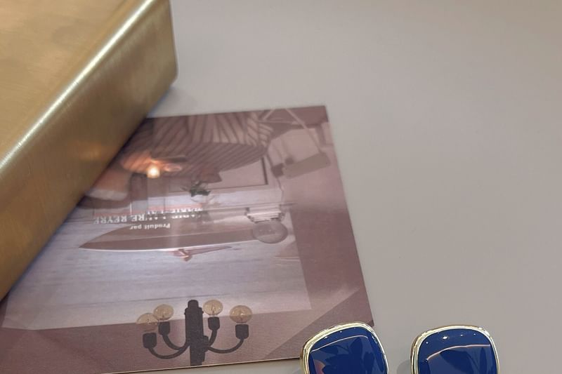 Silberohrring 925 Sterling Quadrat Ohrstecker