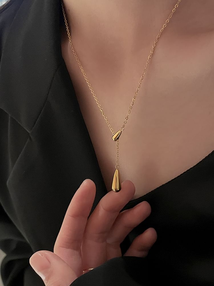 ティアドロップネックレスペンダント