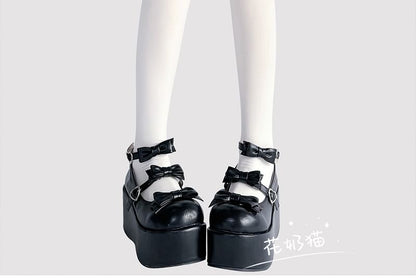 Over-The-Knee Bow Socks