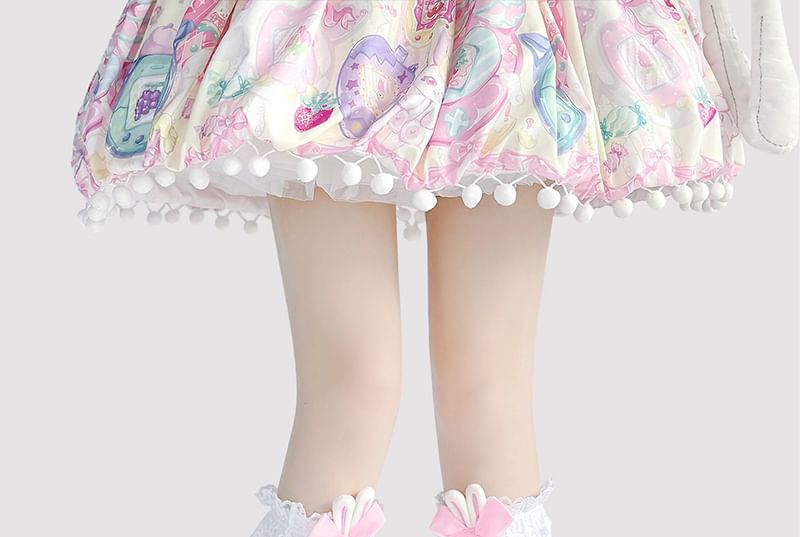 Designs) (Various Bow Trim Socks Lace