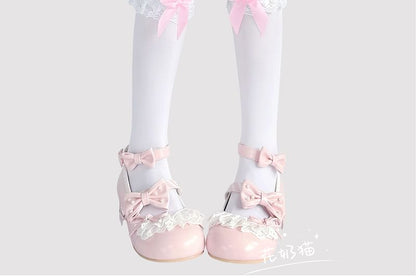 Designs) (Various Bow Trim Socks Lace