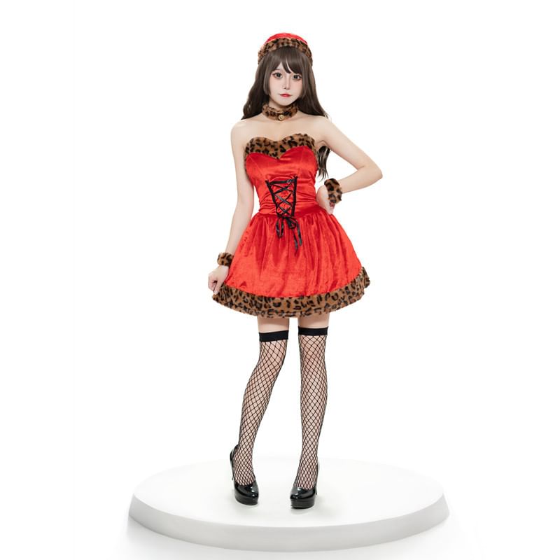 Christmas Girl Party Costume Set