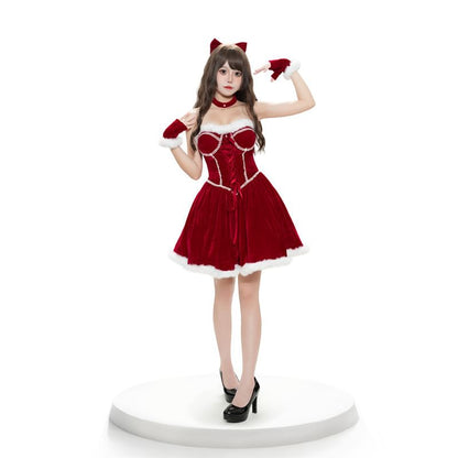 Christmas Girl Party Costume Set