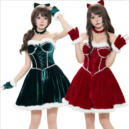 Christmas Girl Party Costume Set