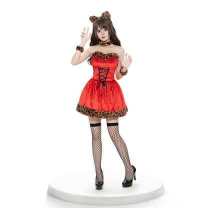Christmas Girl Party Costume Set