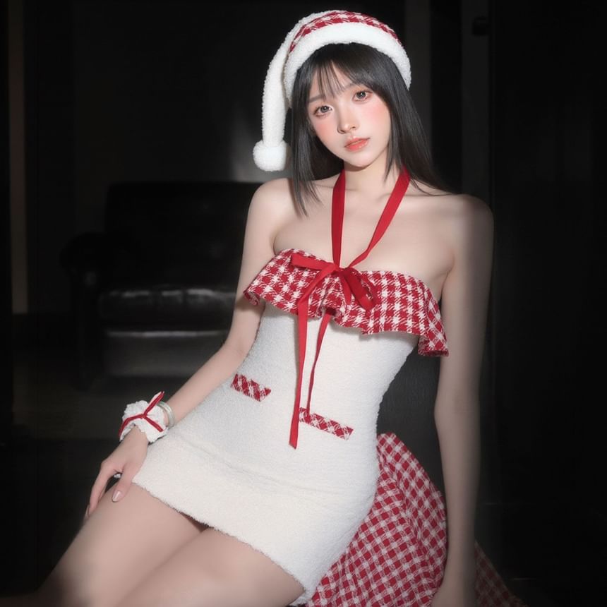 Christmas Elf Lingerie Costume Set