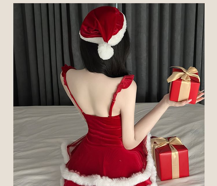 Christmas Girl Lingerie Costume Set
