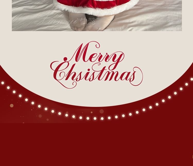 Christmas Girl Lingerie Costume Set