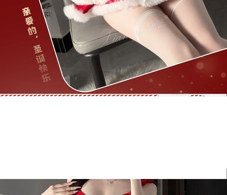 Christmas Girl Lingerie Costume Set