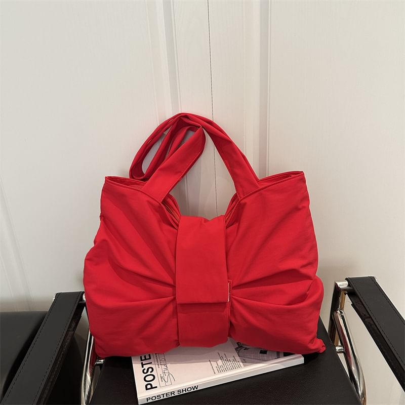 Plain Fabric Shoulder Bag