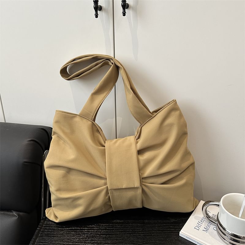 Plain Fabric Shoulder Bag