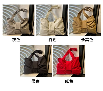 Plain Fabric Shoulder Bag