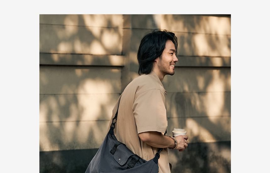 Plain Flap Crossbody Bag