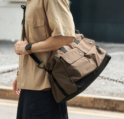 Two-Tone Carryall Bag