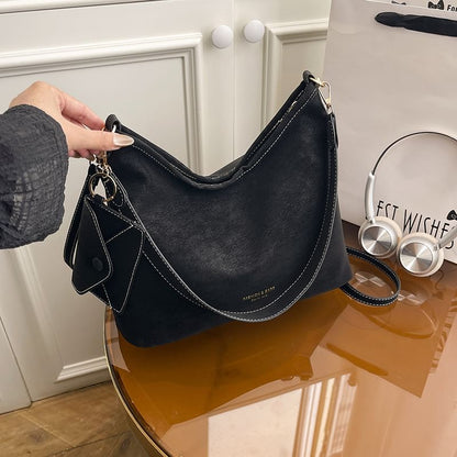 Faux Leather Crossbody Shoulder Bag