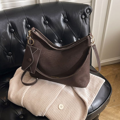 Faux Leather Crossbody Shoulder Bag