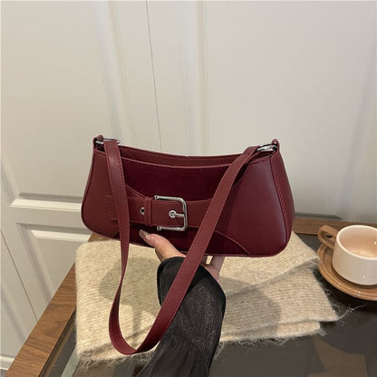 Buckled Shoulder Bag