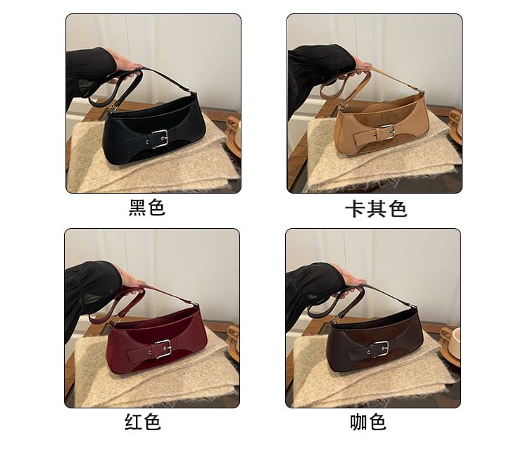 Buckled Shoulder Bag