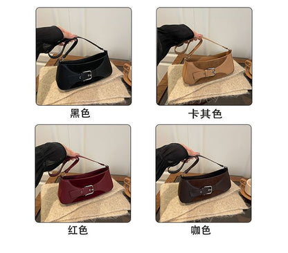 Buckled Shoulder Bag
