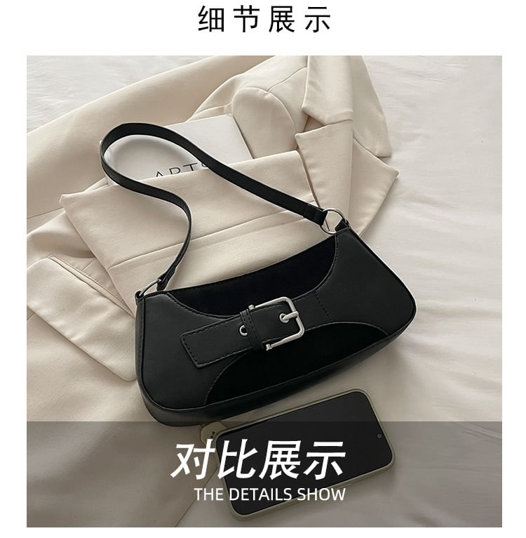 Buckled Shoulder Bag