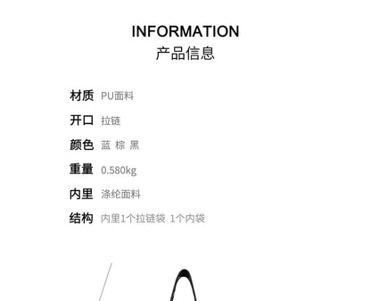 Studded Zip Panel Shoulder Bag