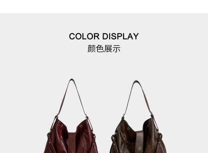 Buckle Panel Crossbody Shoulder Bag