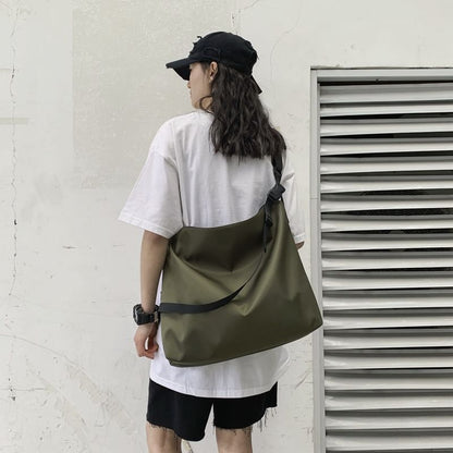 Plain Fabric Crossbody Bag