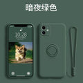 Plain Ring Stand Phone Case - Compatible with iPhone