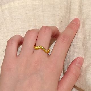 Ring offen / Strass besetzt